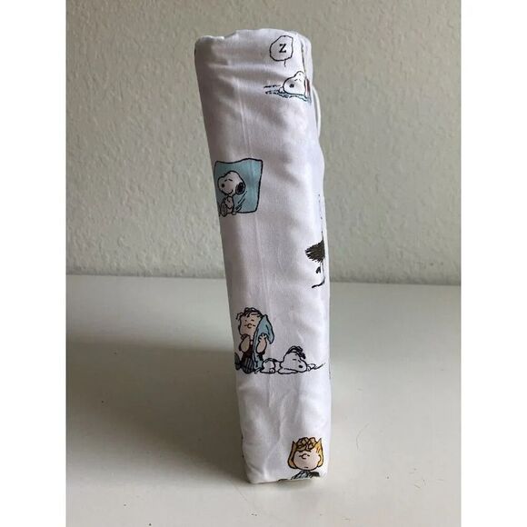 Peanuts Snoopy Woodstock Charlie Brown Linus Sally TWIN Size Soft Sheet Set NEW - Picture 10 of 12